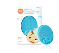 Frida Baby DermaFrida The SkinSoother Brosse de bain pour bébé | Brosse de bain pour bébé, indispensable pour les peaux sèches, le traitement du bonnet de berceau et l'eczéma