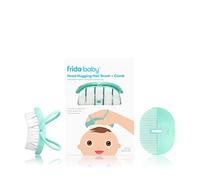 Frida Ensemble brosse à cheveux et peigne pour bébé | Brosse flexible à poils doux pour nouveau-nés et plus | Brosse à cheveux + peigne + étui de rangement