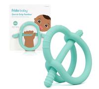 Frida Baby Get-A-Grip Jouet de dentition multi-textures pour bébés, convient aux nourrissons et aux bébés, facile à tenir, 100% silicone de qualité alimentaire, sans BPA, sans PVC