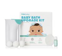 Frida Baby Kit de mise à niveau de bain pour bébé | Essentiels de bain pour nourrissons et tout-petits, tasse rinceuse, brosse de bain pour bébé, bombes de bain, gouttes de vapeur d'huile essentielle