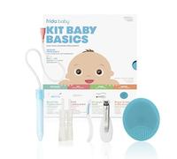 Frida Baby Kit Essentiels, Aspirateur Nasal Lime Coupe-Ongles, Windi, 6 pcs | Kit essentiels complet bébé 6 pcs, aspirateur nasal, lime ongles, Windi, brosse bain et étui transport, Ensemble cadeau bébé
