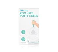 Frida Baby Poo + Pee Potty Liners | Anti-fuite, super absorbant, sacs pour urinoir | S'adapte à la plupart des chaises pour pot pour un nettoyage facile