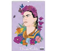 Frida Kahlo 2026 - Wandkalender - Hochformat 33 x 49,5 cm - Mit Spiralbindung