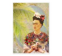 Frida Kahlo avec un faon Poster de Moon Berry Prints 13 x 18 cm Tableaux Décoration murale