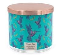 Frida Kahlo Bougie parfumée dans un verre - Lavender Luxe - Cadeau pour femme - Bougie parfumée à 3 mèches - Longue durée de combustion (60 h) - Bougie parfumée à la cire de soja