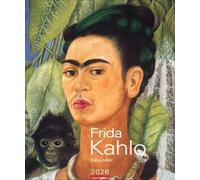 Frida Kahlo Edition Kalender 2026: Gemälde der Meisterin aus Mexiko, die bekannt für ihren farbenfrohen Surrealismus ist. Hochwertiger Kunst-Wandkalender im Format 46 x 55 cm