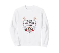 Frida Kahlo PAPL1674 Citation « I am My own Muse » féminisme Sweatshirt