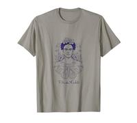 Frida Kahlo PAPL248 Papillons Portrait Graphci Art T-Shirt