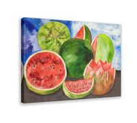 Frida Kahlo Poster sur toile Viva La Vida - Décoration pour chambre à coucher, bureau, chambre - Cadeau - 20 x 30 cm