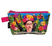 Frida Kahlo Sac en toile avec fermeture éclair pour crayons, outils, cosmétiques, articles de toilette et plus encore 22,9 cm