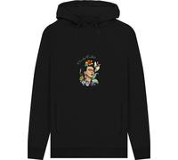 Frida Kahlo - Sweat à capuche Homme/Femme Unie PN1460 (S) (Noir)