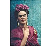 Frida Kahlo Toile Affiche Mur Art Décor Frida Kahlo Imprimer Art Photo Peintures Frida Autoportrait Peinture L'huile Moderne Décor À La Maison Oeuvre pour Salon Chambre Décor Sans Cadre,60×90cm