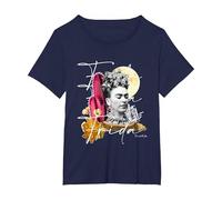 Frida Kahlo - Variété d'articles T-Shirt, Femme Grandes Tailles, Bleu Marine, 1X