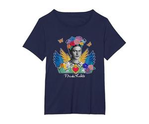 Frida Kahlo - Variété d'articles T-Shirt, Femme Grandes Tailles, Bleu Marine, 2X