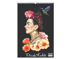 Frida Kahlo Wandkalender 2027: Wandkalender 33x49,5 cm mit ikonischen Motiven, deutschem Kalendarium und Spiralbindung
