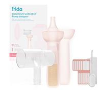 Frida Mom Adaptateur de pompe à colostrum, se connecte au tire-lait manuel Frida pour attraper le colostrum, comprend un adaptateur, 2 collecteurs de colostrum, 6 étiquettes, une brosse de nettoyage