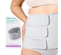 Frida Mom Belly Binder Bandage de compression post-partum, pour accouchement naturel et récupération par césarienne, 23 cm de haut réglable