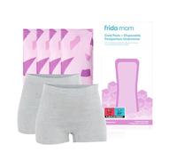 Frida Mom Serviettes post-partum 2 en 1 : serviettes absorbantes de glace périnéale, packs de thérapie par le froid instantané et serviette de maternité en un, 4 pièces