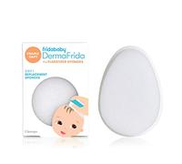 FridaBaby Lot de 2 éponges de rechange pour le système de fixation de berceau en 3 étapes par Dermafrida The Flakefixer, fonctionne avec le système Flakefixer (vendu séparément)