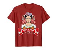 FridaTM x Frida Kahlo Viva la Vida Portrait Floral T-Shirt