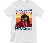 Friday Movie Murry Christmas Nyukkas Retro Art T-Shirt(XX-Large)