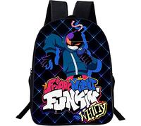 Friday Night Funkin Sac à dos d'écolier Cartoon Anime Cartoon Cartoon Cartoon Sac d'école Durable Imperméable Réglable Sacs d'école primaire, 5, 28 * 14 * 40 cm (16 Zoll),