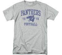 Friday Night Lights Panther Arch Logo T Shirt Mens Licensed Classic Sport Grey(Medium)