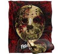 FRIDAY THE 13TH - Couverture Ultra Douce Mask au Toucher, 152 x 127 cm