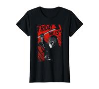 Friday The 13Th Jason Lives T-Shirt, Femme, Noir, XS