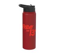 Friday the 13th Logo Stainless Steel Insulated Water Bottle