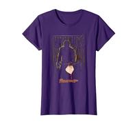 Friday The 13Th Part 3 Poster T-Shirt, Femme, Violet, S