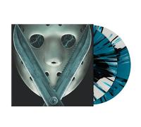 Friday the 13th Part V/a New Beginning/Vinyle Bleu Blanc avec Eclaboussures Noires 180gr