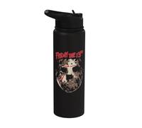 Friday the 13th Rough Mask Stainless Steel Insulated Water Bottle