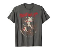 Friday The 13Th Rough Mask T-Shirt, Homme, Asphalte, 6XL