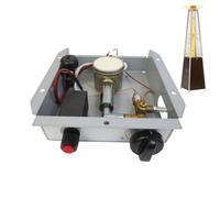 frides Kit de Remplacement pour Chauffage au gaz Propane, 47000 BTU Pièces de Rechange pour brûleur carré à 4 Trous de Boulon pour Pyramid Square Glass Tube Patio Heater