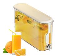 Fridge Beverage Container - Distributeur de jus de glace Spigot, eau Pitcher Lid, Lemonade Stand Juice Jug Refroidisseur Liquid Holder, Perfect For Parties Easy To Pour, Durable Convenient For Cold