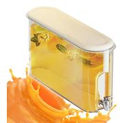 Fridge Boisson Container, Cold Drink Dispenser, Spigot Boisson Container, Leak-Preuve Drink Jug, Cold Water Picher, 4L Water Jug, Distributeur de boissons Jug, Conteneur de stockage de jus