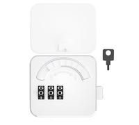 Fridge Child | du réfrigérateur ABS | Mot de passe - Lock de sécurité protégée | Auto-adhésif, 3 tailles environ. 4x5.5x1cm, blanc | Idéal pour la protection