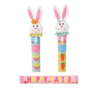 Fridge Door Handle Covers - 41x14.5x1cm Refrigerator Handles Cover | Appliance Handle Covers | Easter Bunny Design, Non Slip Reusable Washable Polyester Material, Protective Handles Gloves Set