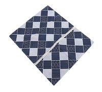 Fridge Dust Proof Cover Washing Machine Top Cover Cotton Linen Durable Washable Reusable Protects Appliances from Dust Water Stains Blue White Plaid Wave Pattern 55x130cm or (70*170cm 67x28 pouces)