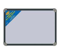 Fridge Magic Tableau blanc magnétique polyvalent A2 avec cadre en plastique durable et dos en bois - 60 x 45 cm - Idéal pour la maison, le bureau et un usage éducatif