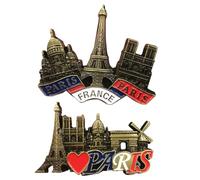 Fridge Magnets, 3D Paris France Souvenir Stickers, Decorative Refrigerator Art, Kitchen Accessories, Travel Inspired Collectible Design, 1 Piece, for Party, Photographers, 4.33x1.97x0.39inch,