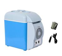 fridge Réfrigérateur De Voiture 12v, Mini-Glacière éLectrique Portable De 7,5 L, Réfrigération Et Chauffage, avec Porte-Gobelets et Cordon d'alimentation
