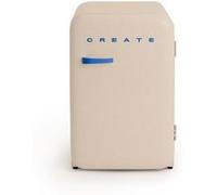 FRIDGE RETRO 107L - Réfrigérateur rétro-beige bleu Sable G