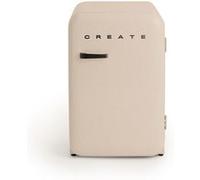 FRIDGE RETRO 107L - Réfrigérateur rétro - Beige et noir Sable G