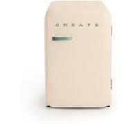 FRIDGE RETRO 107L - Réfrigérateur rétro - Beige et vert Beige G