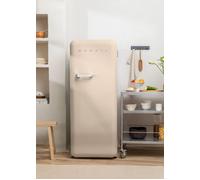FRIDGE RETRO 281L - Réfrigérateur Rétro Argent & Sable