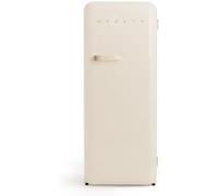 FRIDGE RETRO 281L - Réfrigérateur rétro - Beige et or Blanc