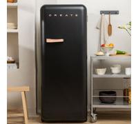 FRIDGE RETRO 281L - Réfrigérateur Rétro Noir