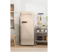 FRIDGE RETRO 281L - Réfrigérateur Rétro Noir & Sable